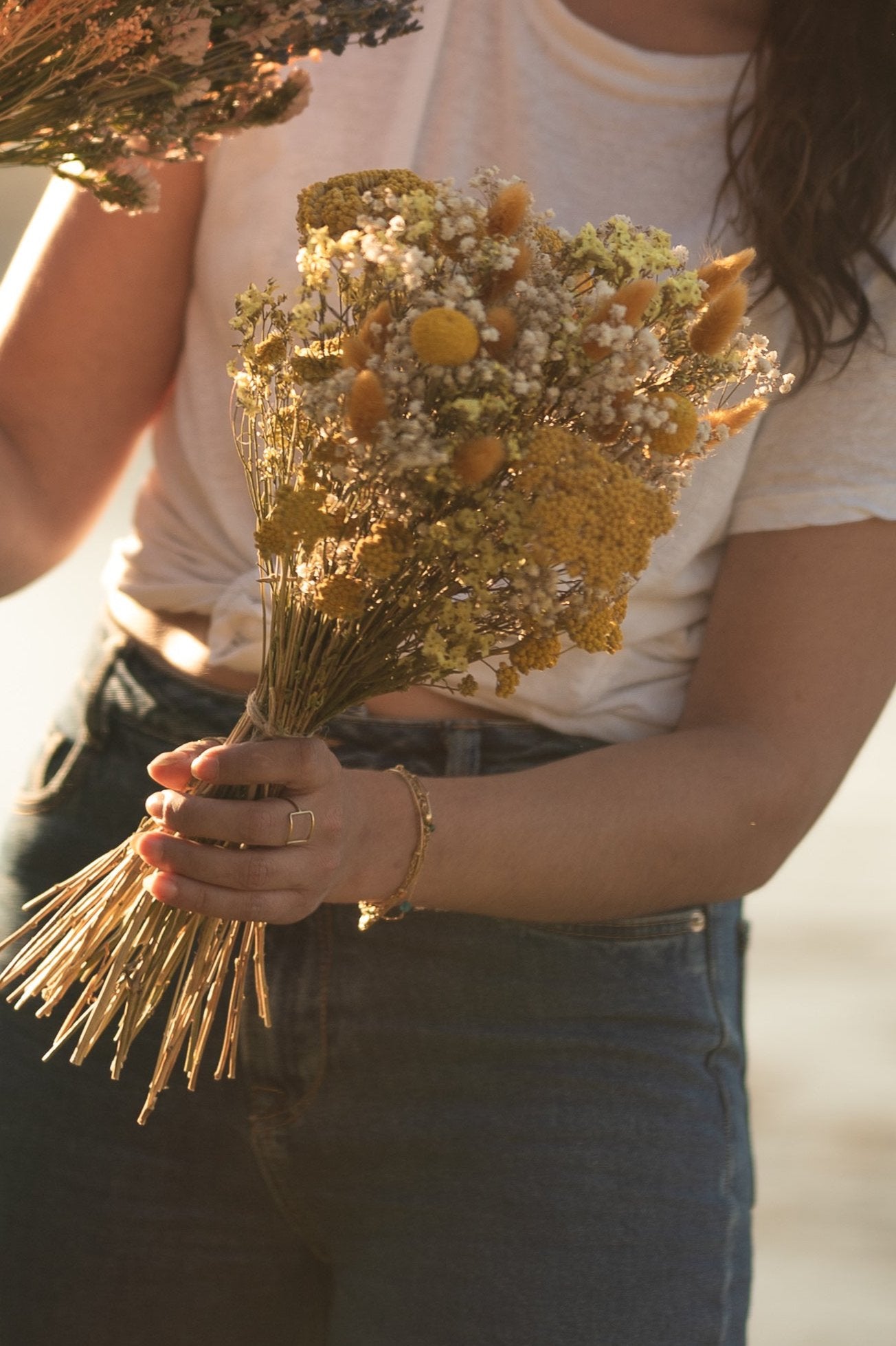 Bouquet jaune et blanc - Ensoleillé