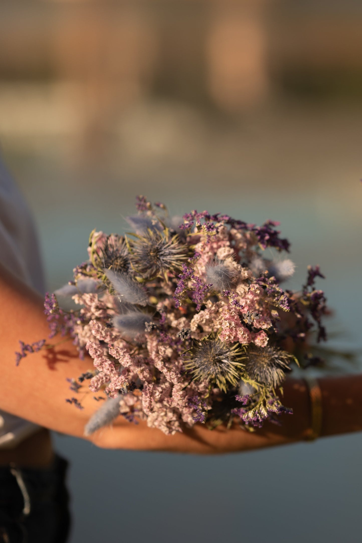 Bouquet rose et bleu - Confiance